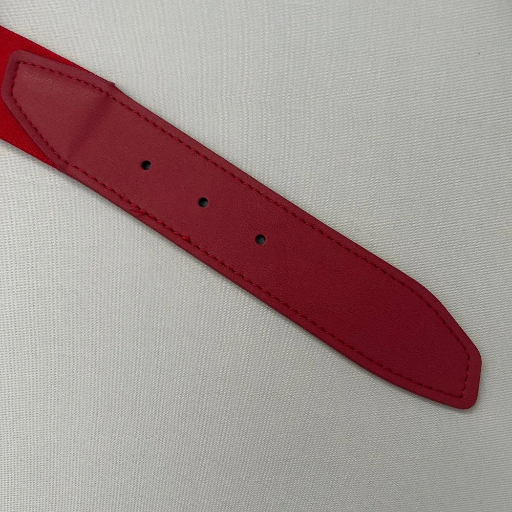 Nike Golf/Baseball Mens Stretch Web Belt Red Adjustable Swoosh One Size